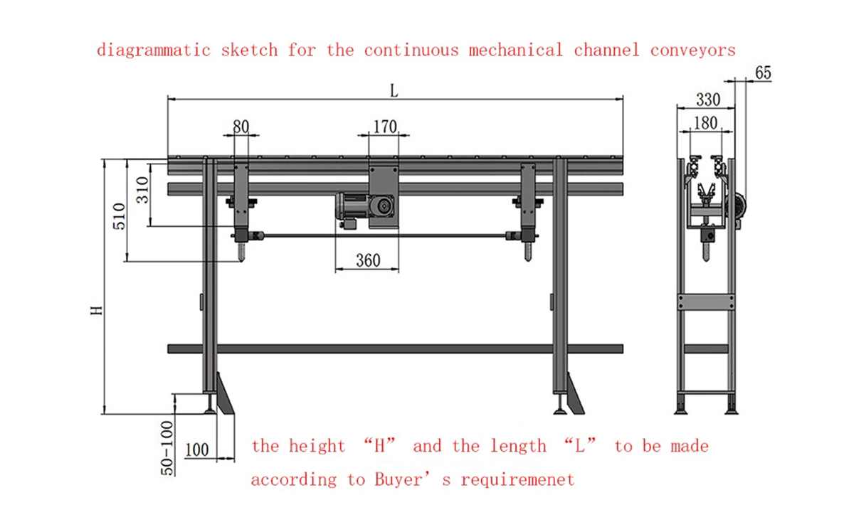 Connecting Rod Stepper Conveyor