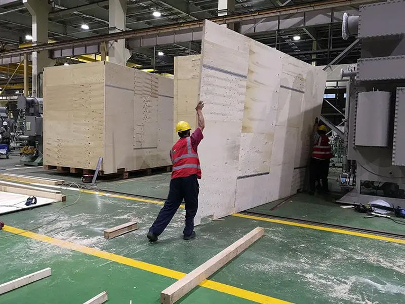 The export double disc grinding machine is under export Customs clearance and being dispatched today